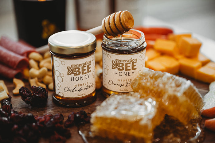 The image displays a product called 'Honey Dipper' from Generation Bee
