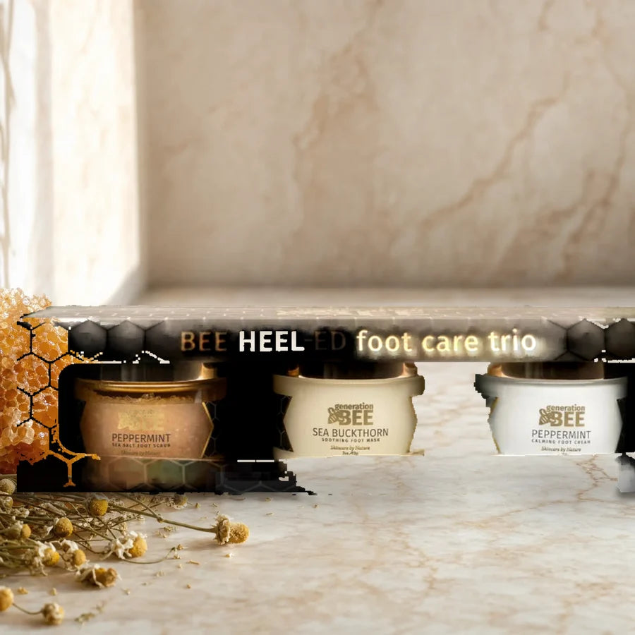 Bee Heel-ed Foot Care Trio
