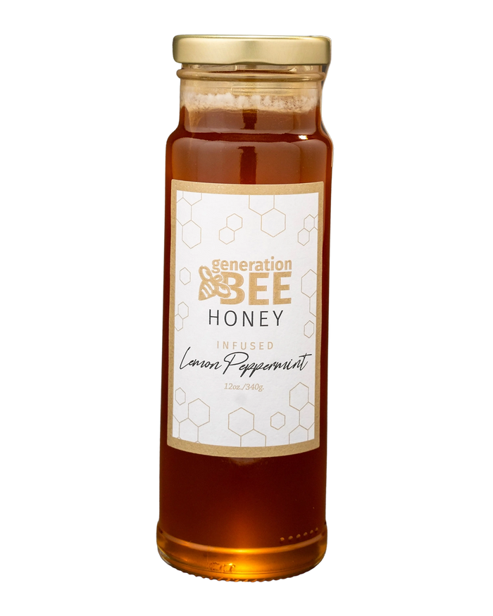 Generation Bee lemon peppermint honey jar