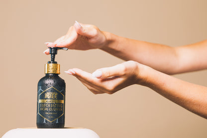 Hand squeezes out Genration Bee face cleanser 