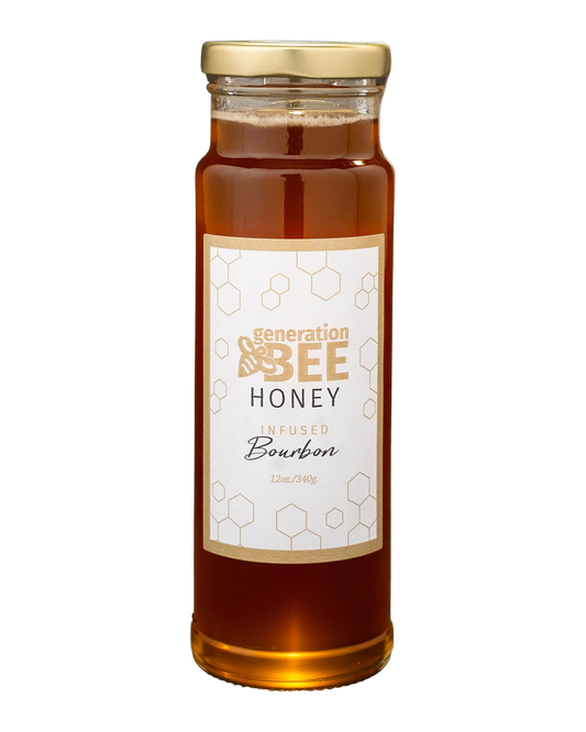 Gourmet Infused Bourbon Honey 12 oz