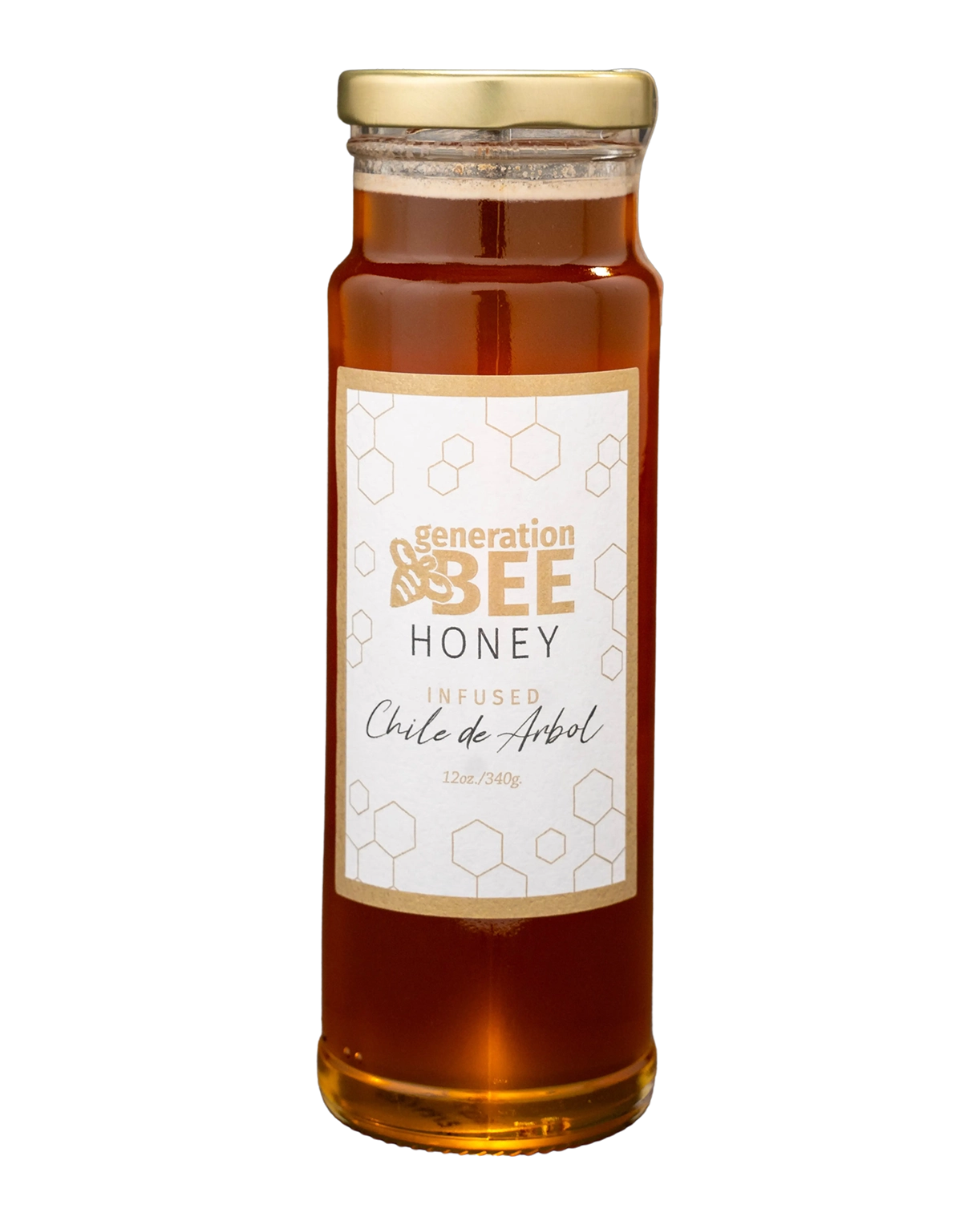 Gourmet Infused Chile de Arbol Honey 12 oz