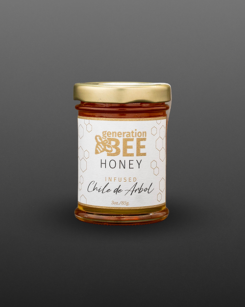 chile de arbol small lavender small jar honey Generation Bee