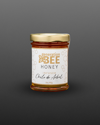chile de arbol small lavender small jar honey Generation Bee
