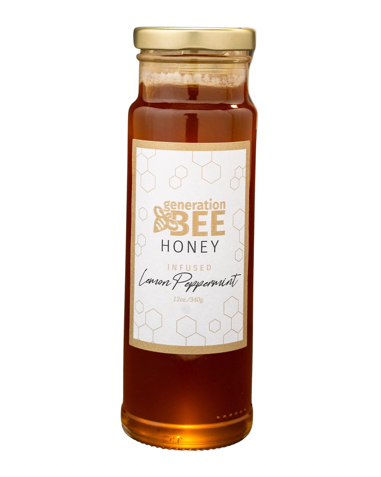 Gourmet Infused Lemon Peppermint Honey 12 oz