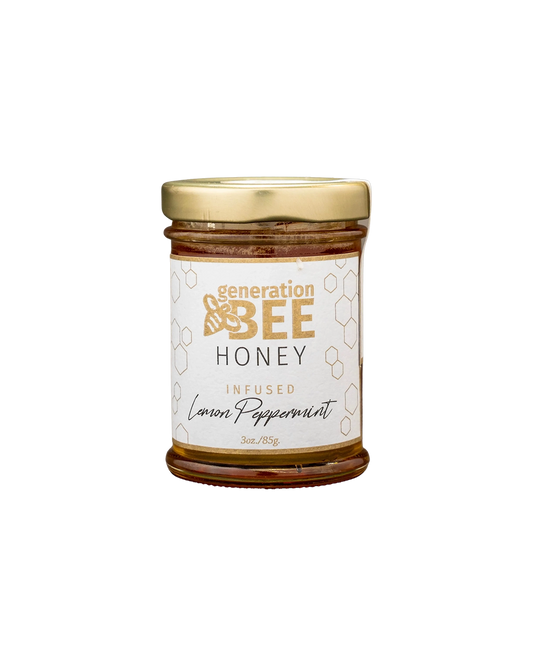 Gourmet Infused Lemon Peppermint Honey 3 oz