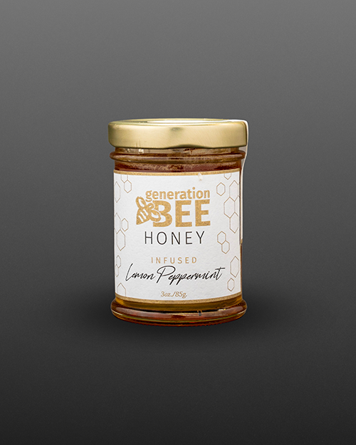 lemon peppermint small jar honey Generation Bee