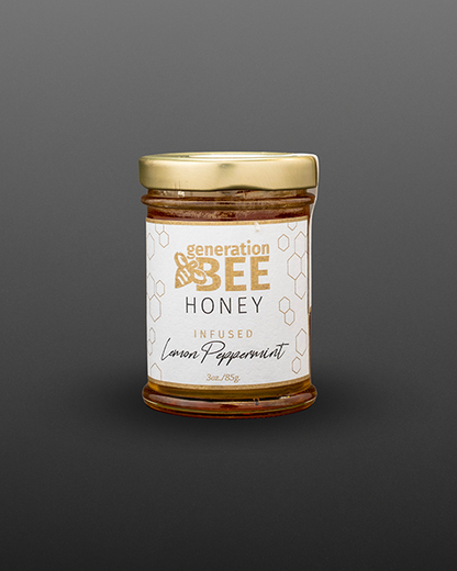 lemon peppermint small jar honey Generation Bee