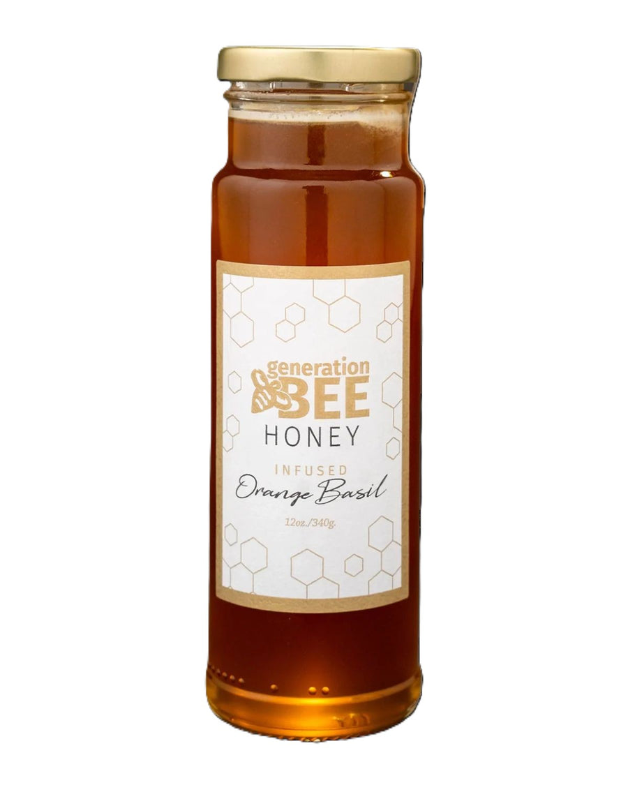 generation bee orange basil jar honey