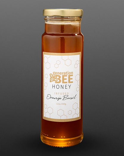 orange basil large Generation Bee Honey