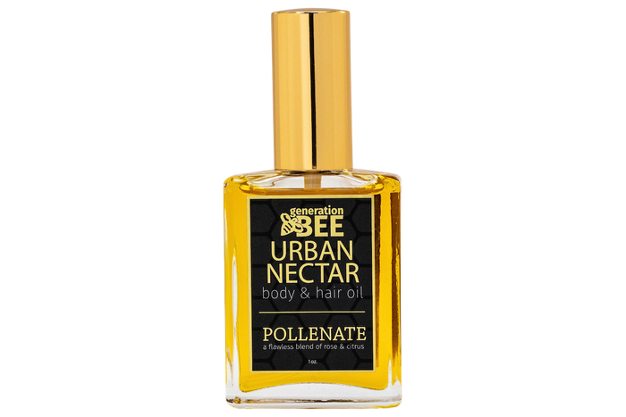 Bottle of Generation Bee Urban Nectar body and hair oil