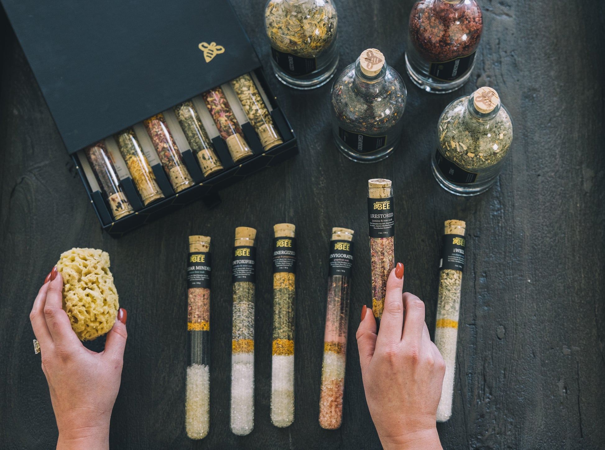 Bee Pollen Soaking Salts