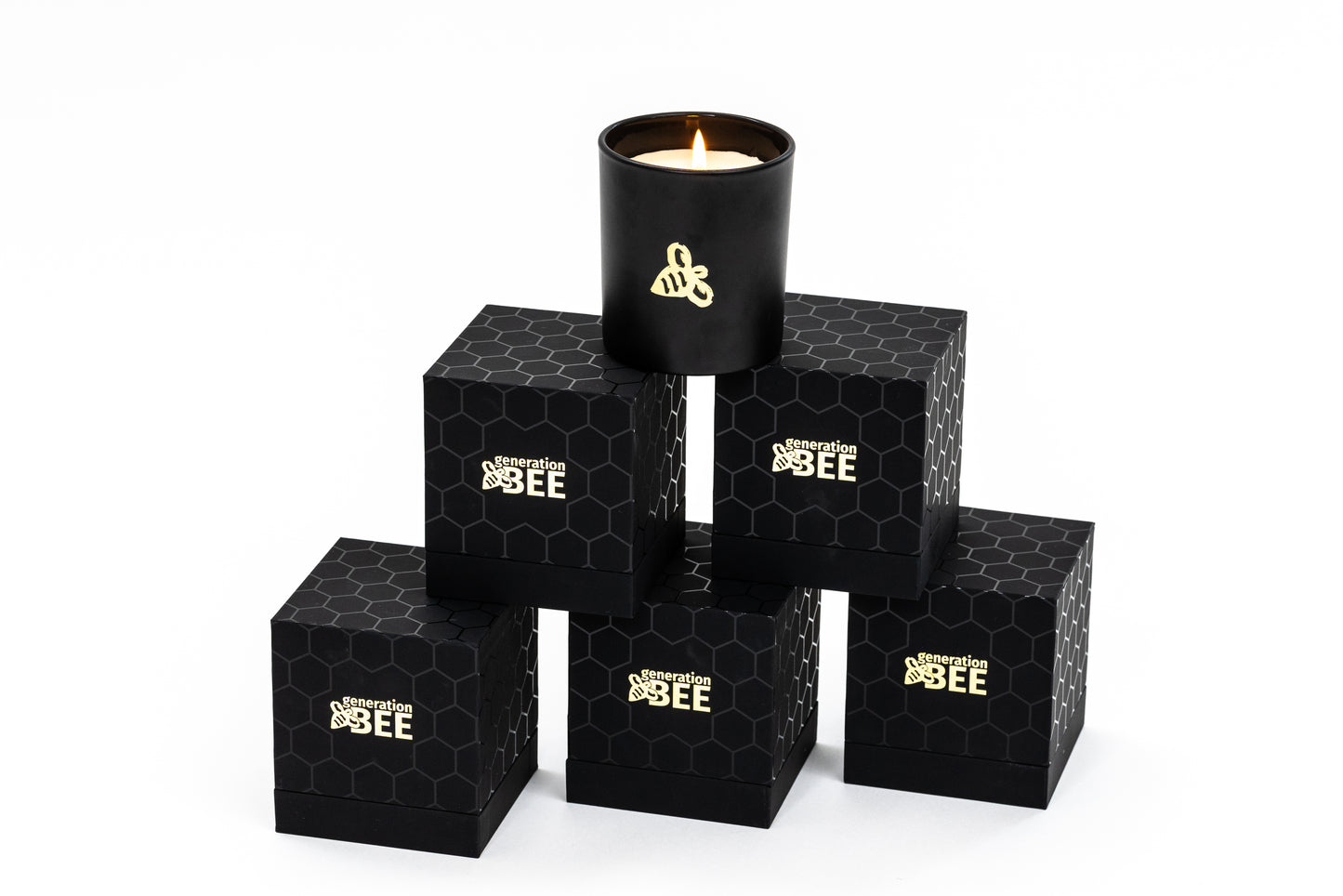 Generation Bee candle boxes