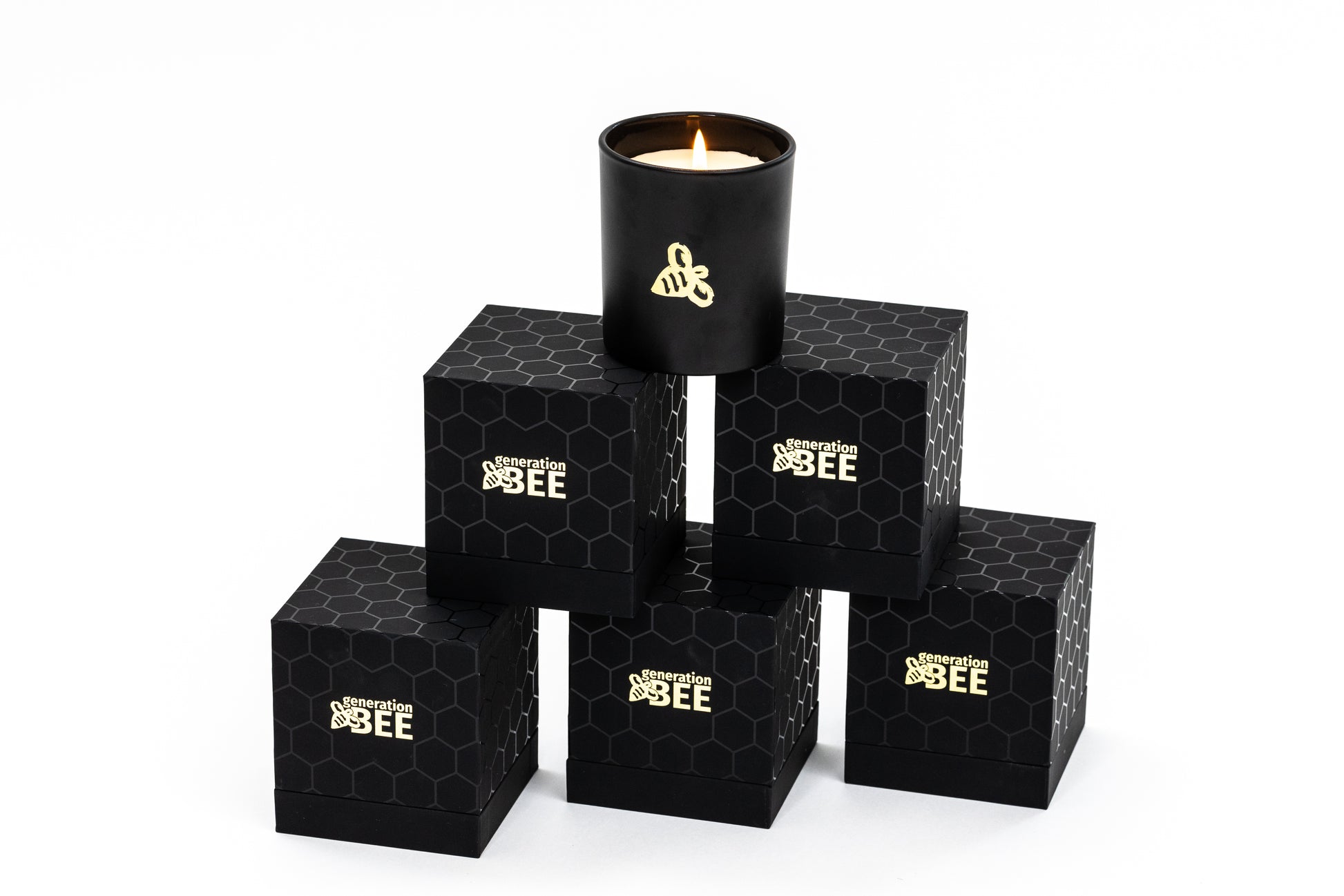 Generation Bee candle boxes