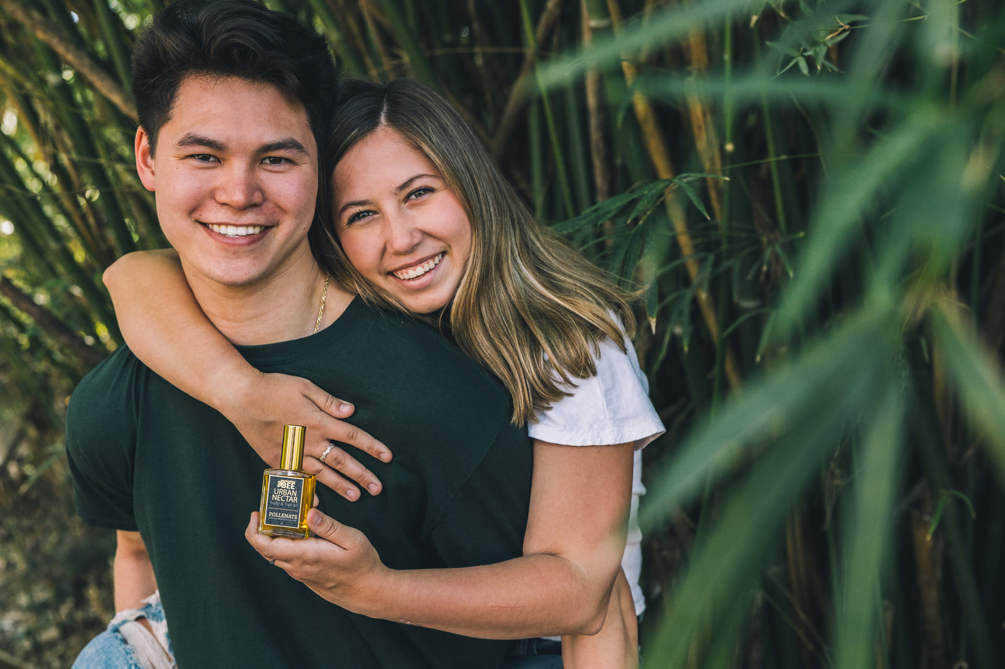 Generation Bee oil in the girls hand