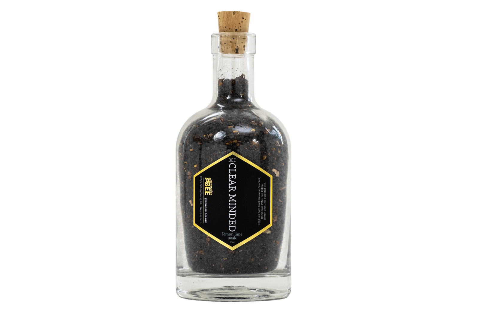 Generation Bee soaking salt jar clear minded 